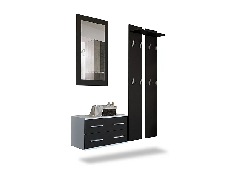 GARDEROBE Kioto Front in Schwarz matt