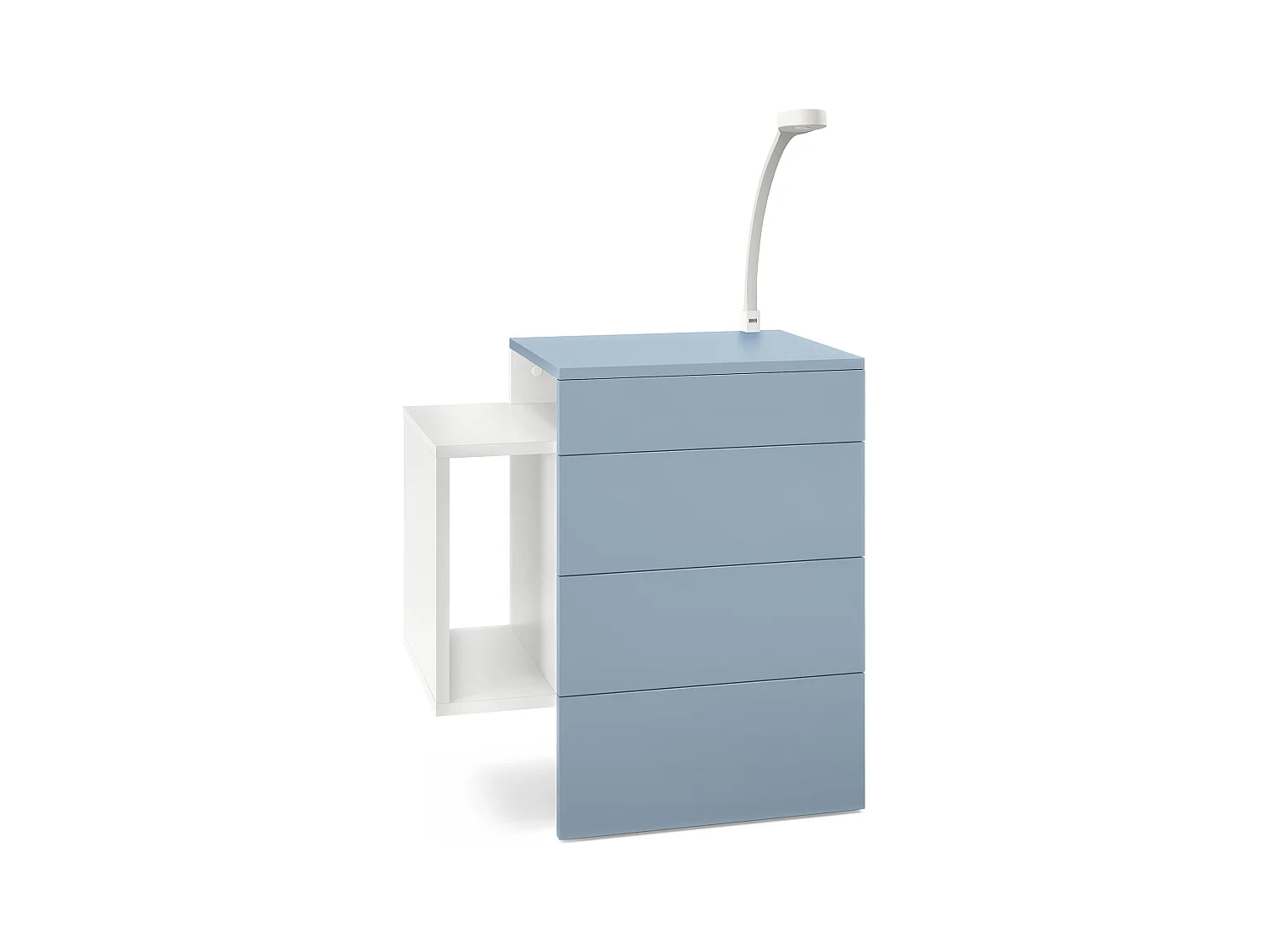 NACHTTISCH Queens Front in Denim matt