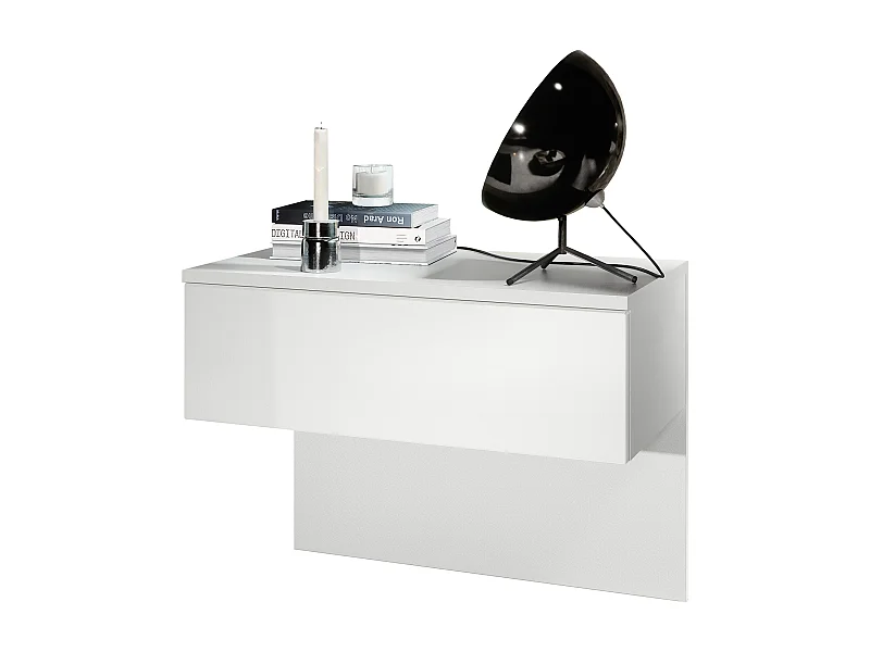 NACHTTISCH Sleep Fronten in Weiß matt