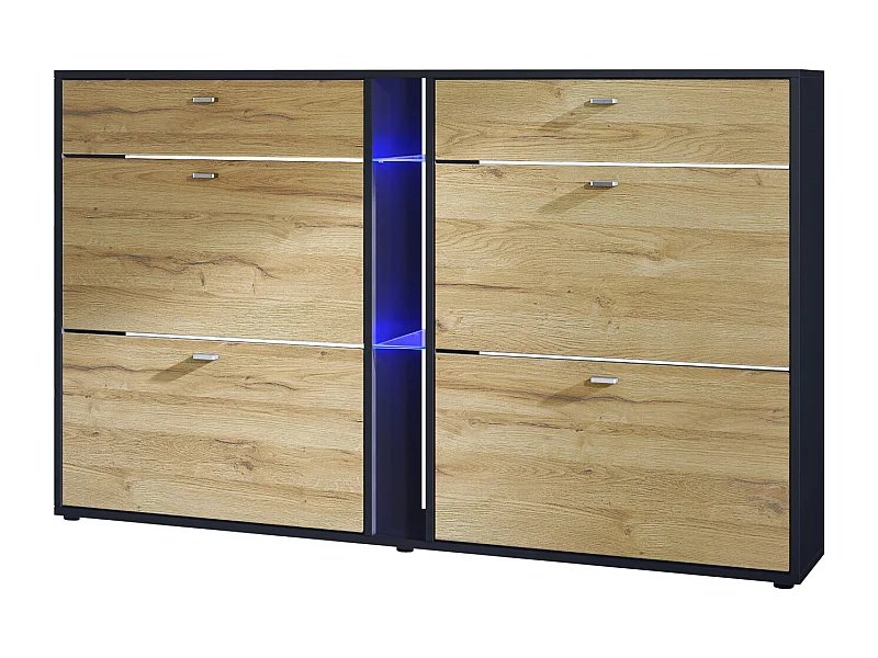 SCHUHSCHRANK Today Fronten in Eiche Natur