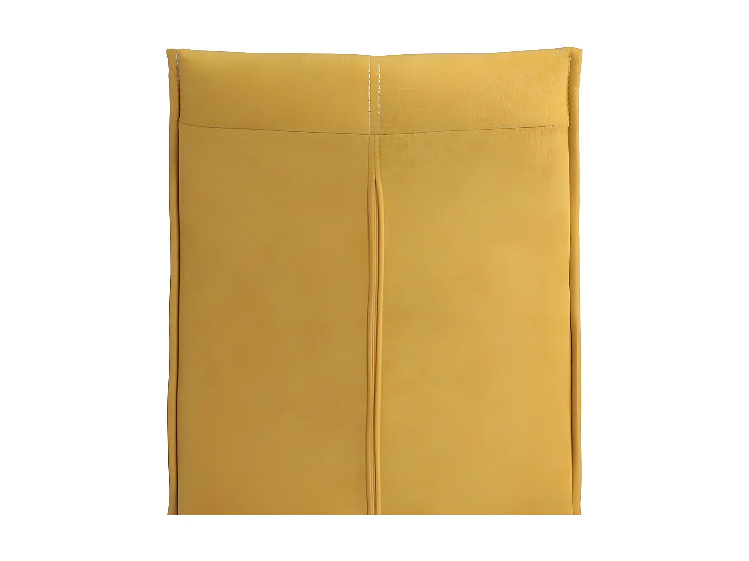 Quatuor de Chaises Métal/Tissu jaune - FRESNO