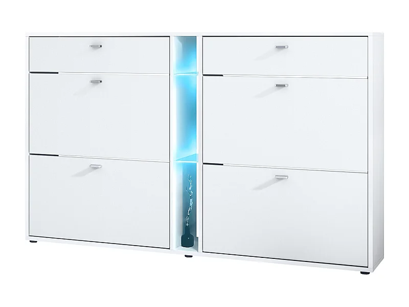 SCHUHSCHRANK Today Fronten in Weiß matt