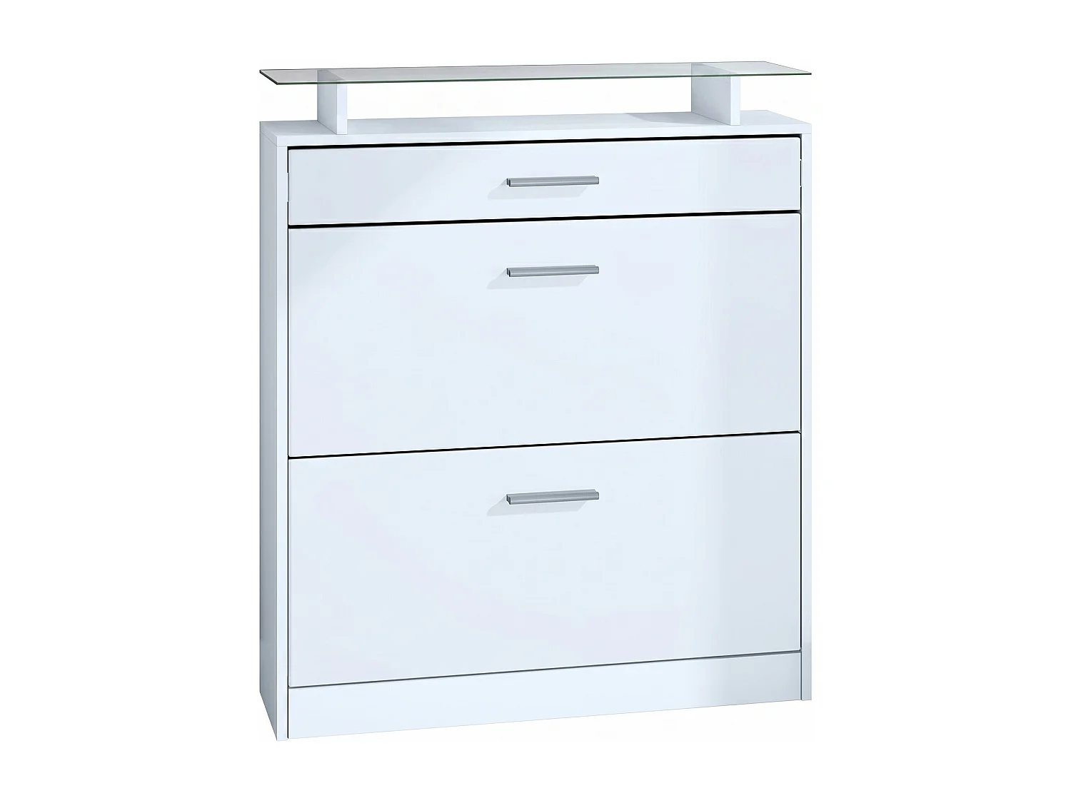 SCHUHSCHRANK Loret Front in Weiß matt