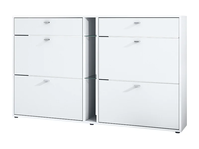 SCHUHSCHRANK Today Fronten in Weiß matt