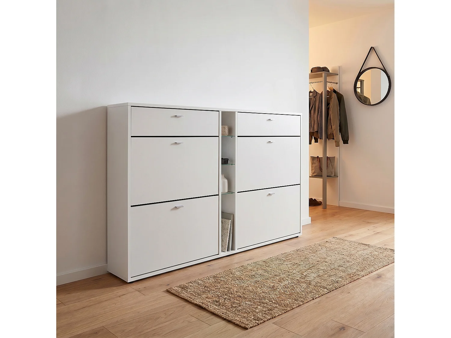 SCHUHSCHRANK Today Fronten in Weiß matt