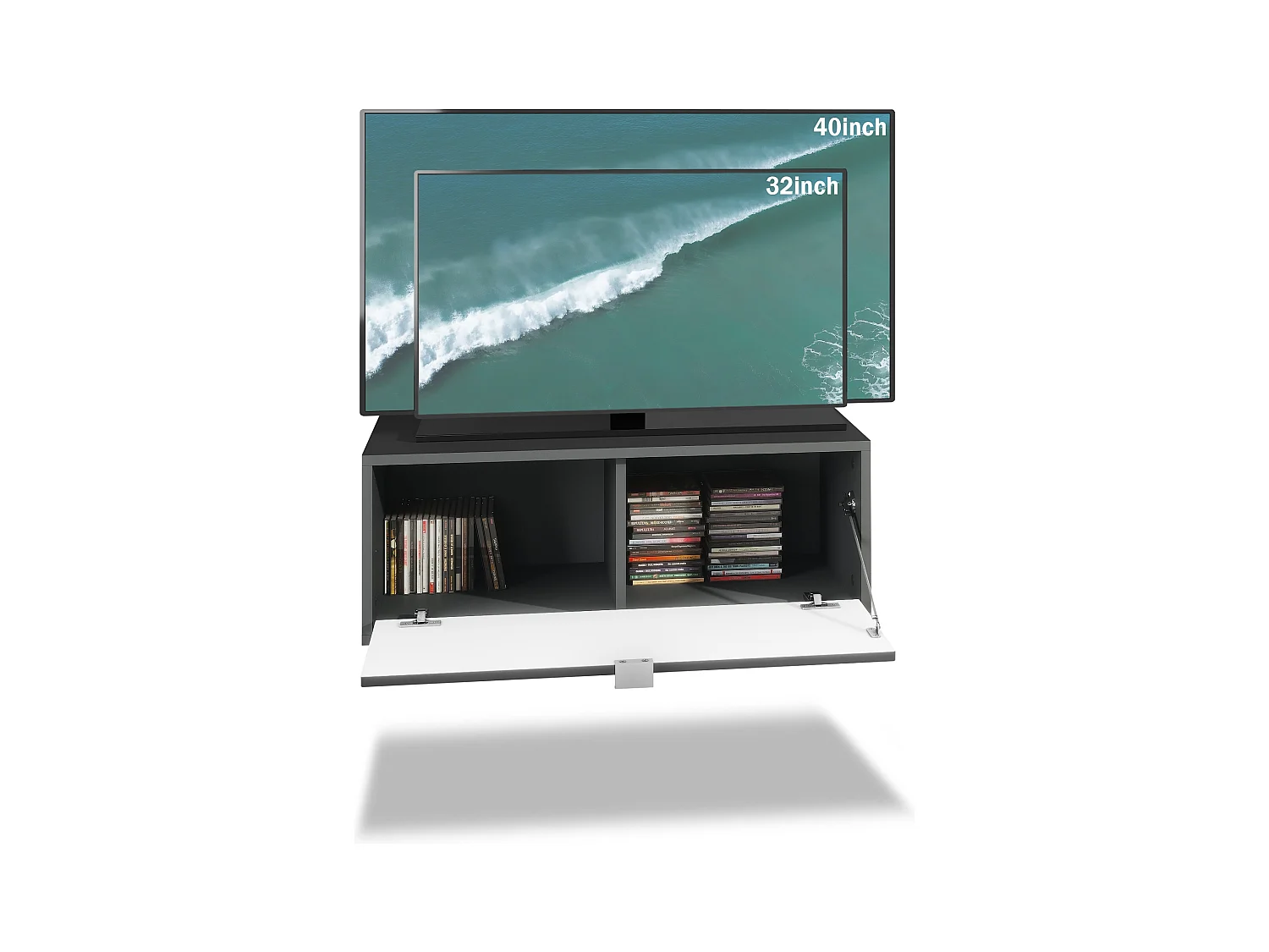 LOWBOARD Lana Fronten in Bordeaux Hochglanz