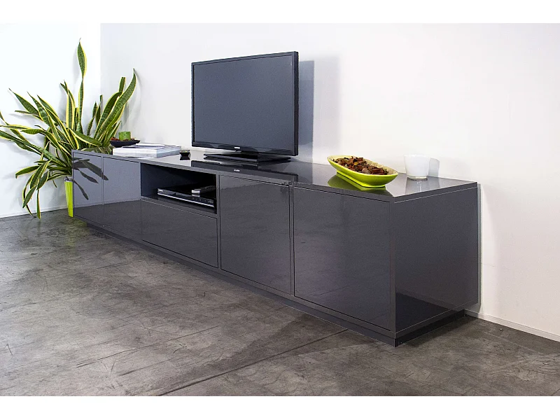 Meuble TV de salon salle à manger design moderne Aston Report