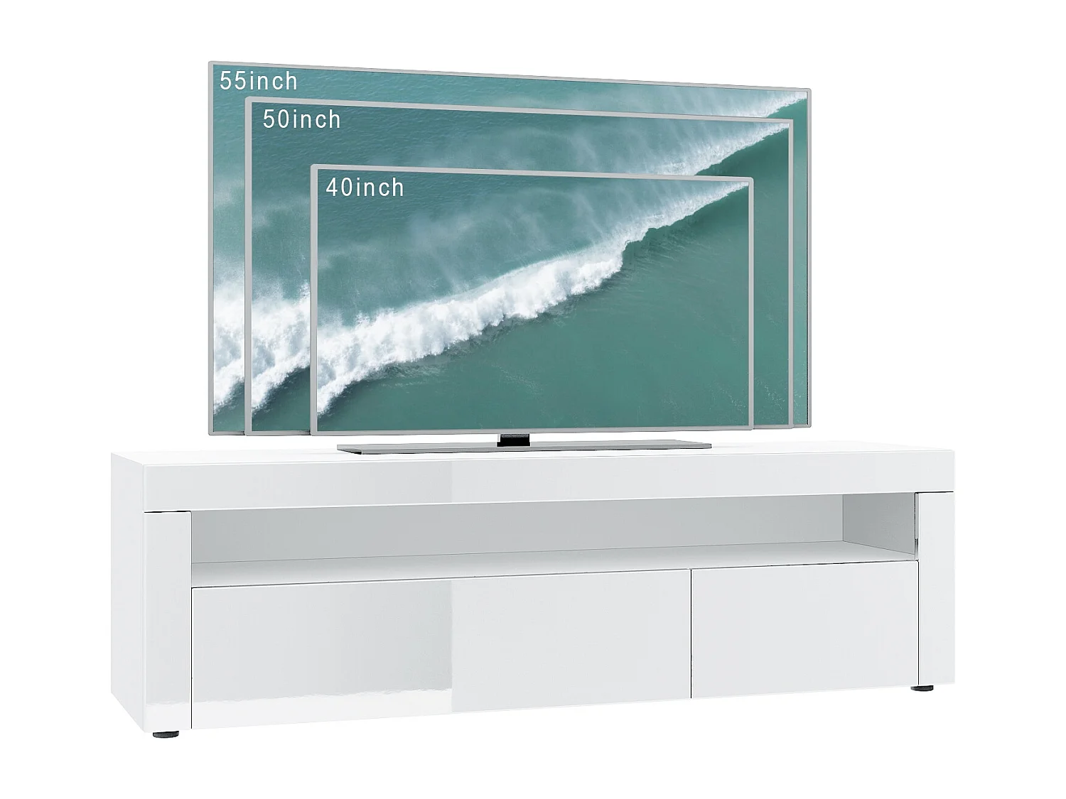 LOWBOARD Valencia Eiche Natur / Eiche Natur