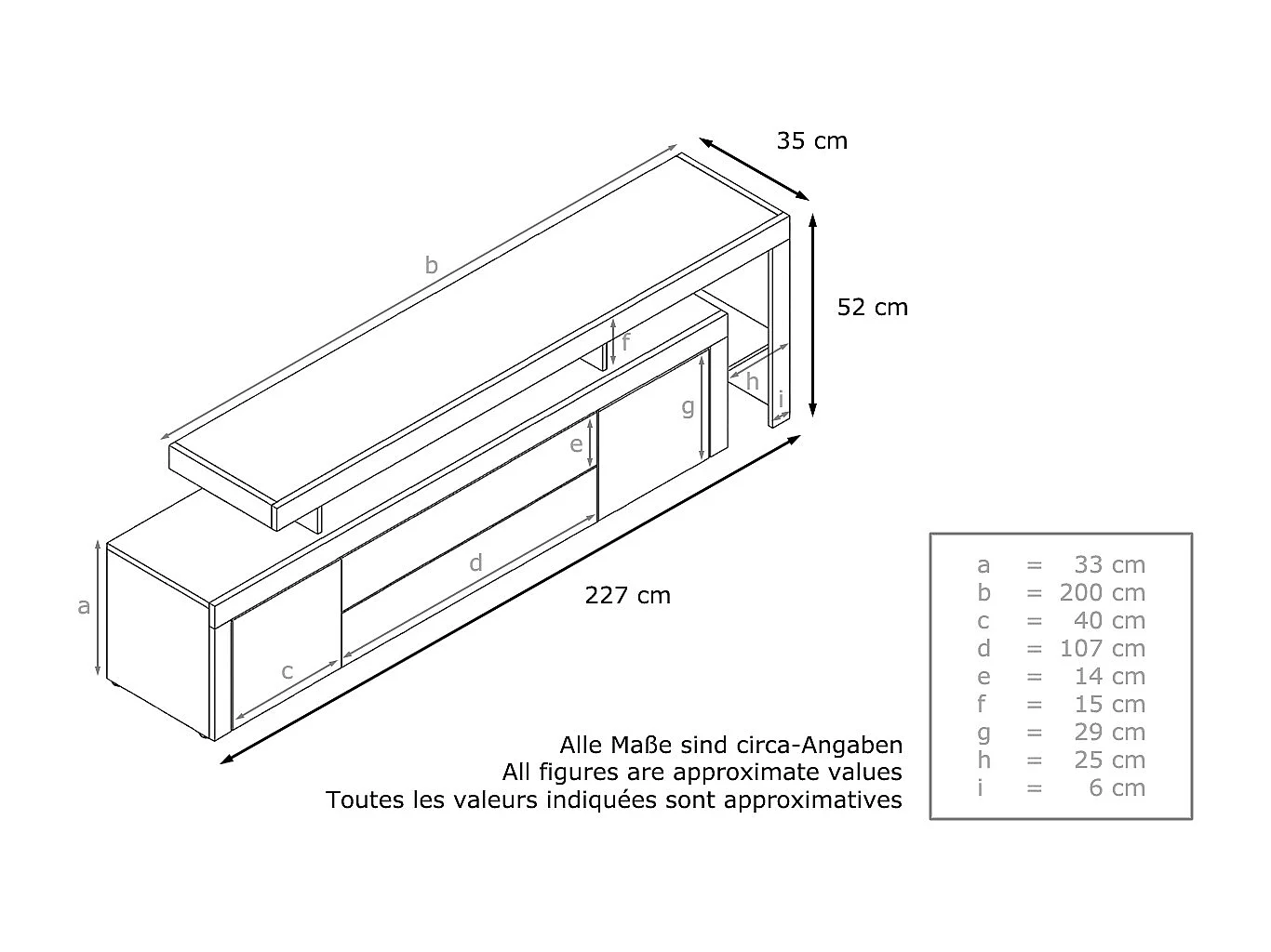 LOWBOARD Leon Weiß Hochglanz / Brombeer Hochglanz