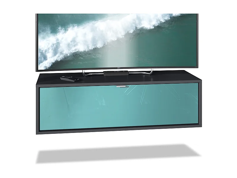 LOWBOARD Lana Fronten in Petrol Hochglanz