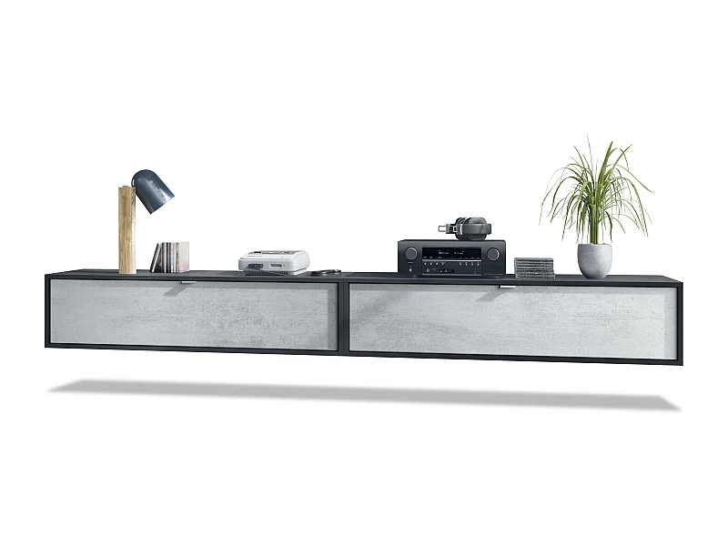 LOWBOARD Lana Fronten in Beton Oxid Optik