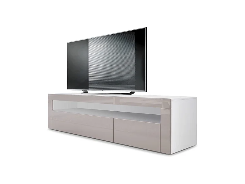 LOWBOARD Valencia Sandgrau Hochglanz / Sandgrau Hochglanz