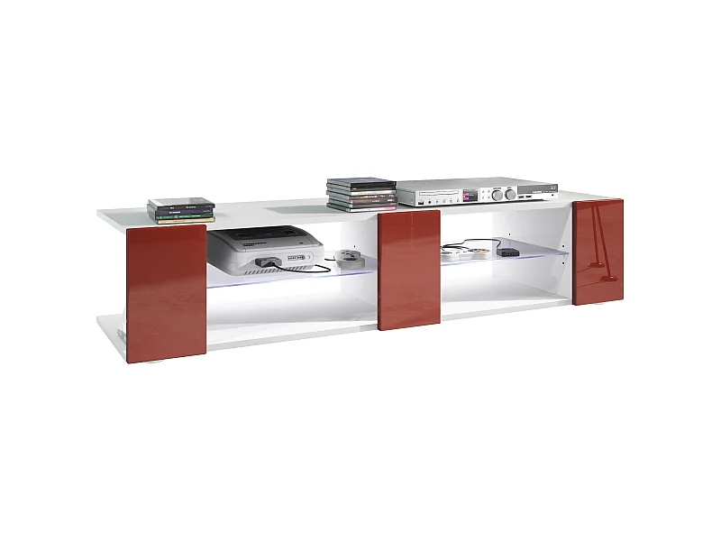 LOWBOARD Movie Fronten in Bordeaux Hochglanz