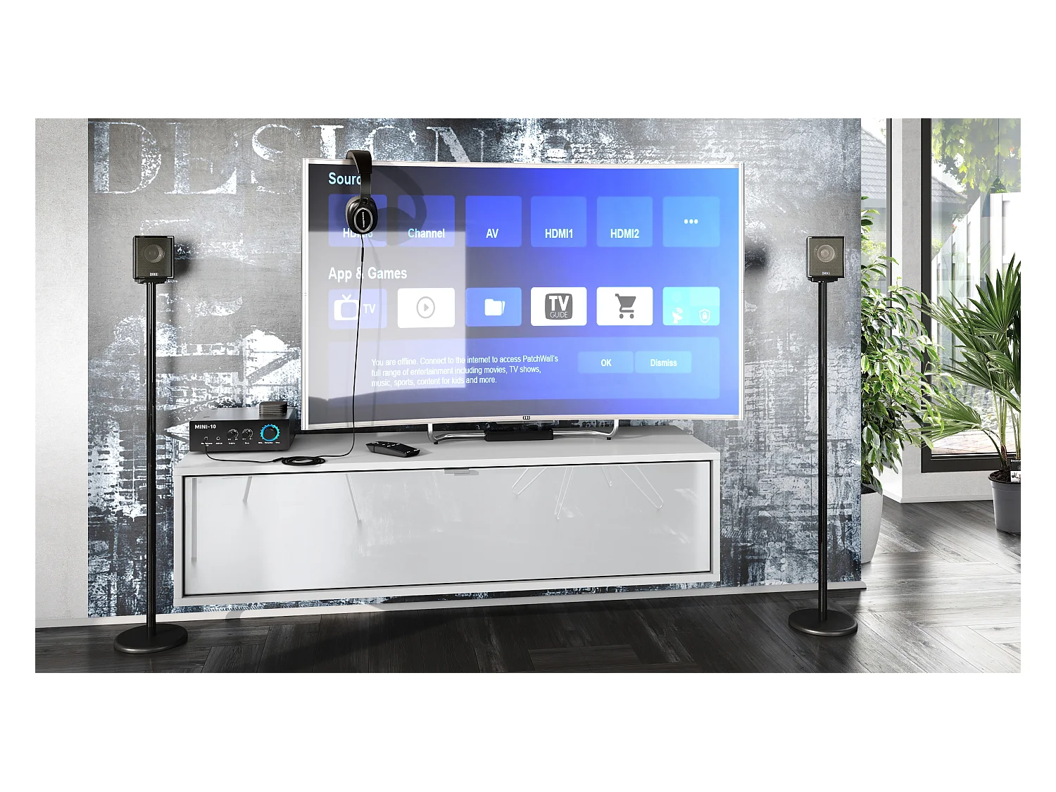 LOWBOARD Lana Fronten in Weiß Hochglanz