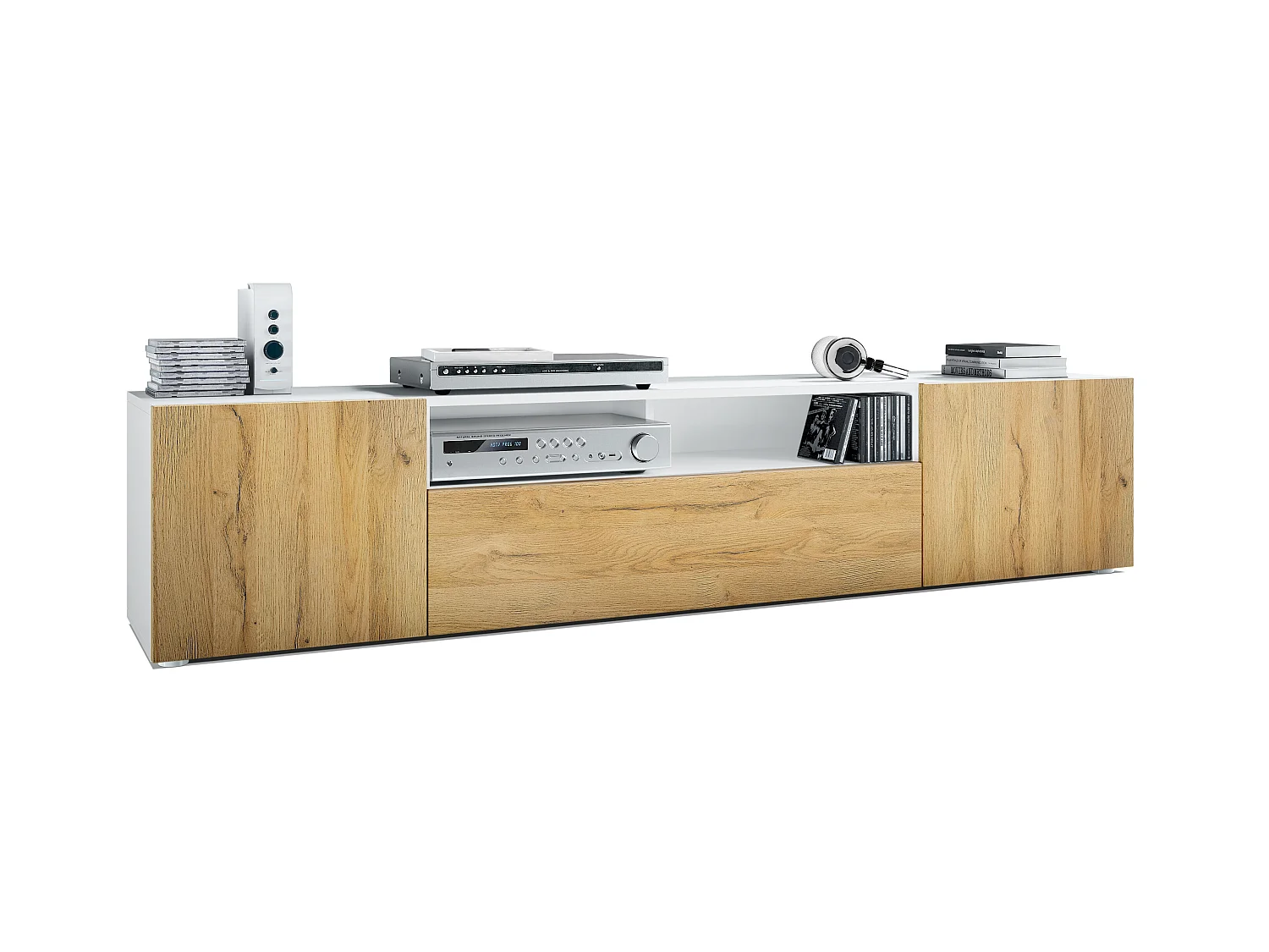 LOWBOARD Mogan Fronten in Eiche Natur