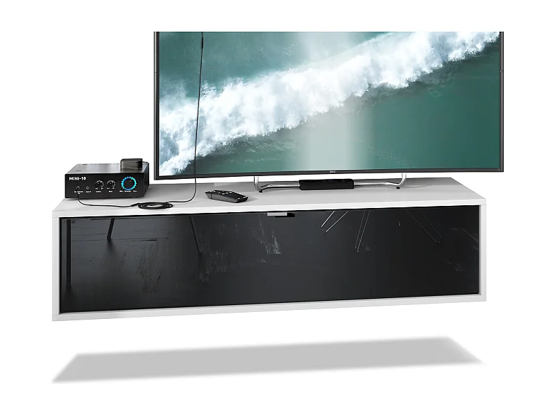 LOWBOARD Lana Fronten in Schwarz Hochglanz