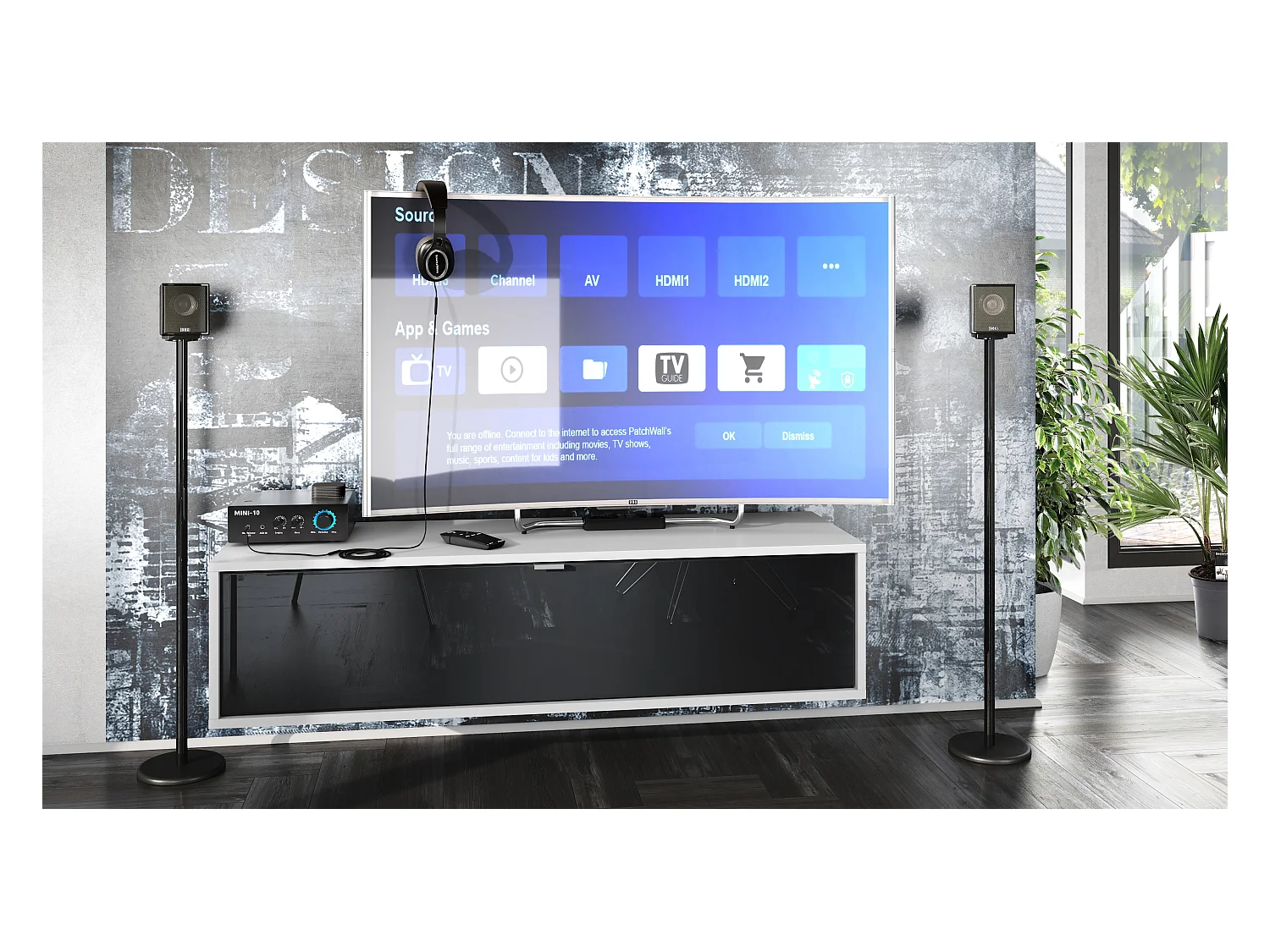 LOWBOARD Lana Fronten in Schwarz Hochglanz