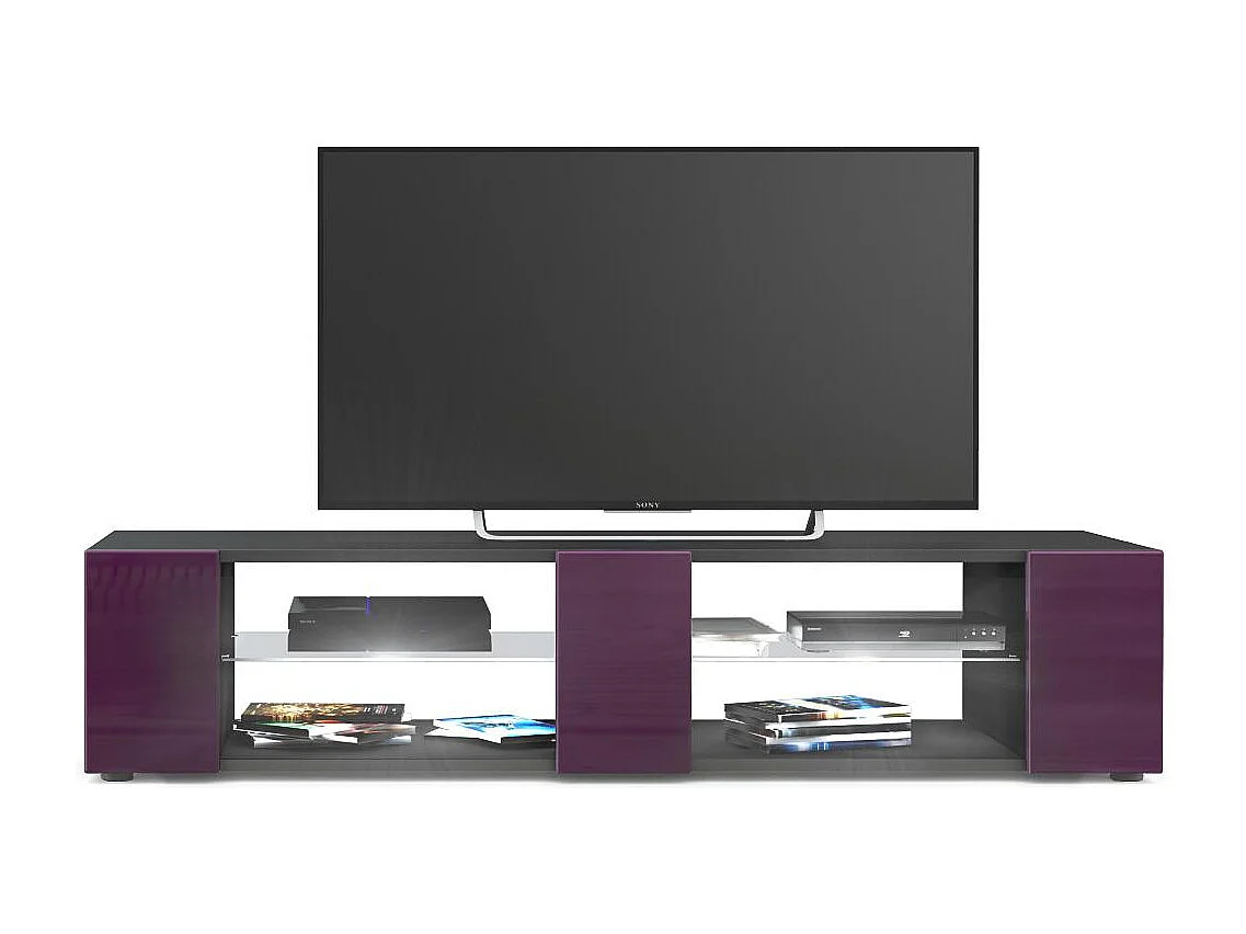 LOWBOARD Movie Fronten in Brombeer Hochglanz