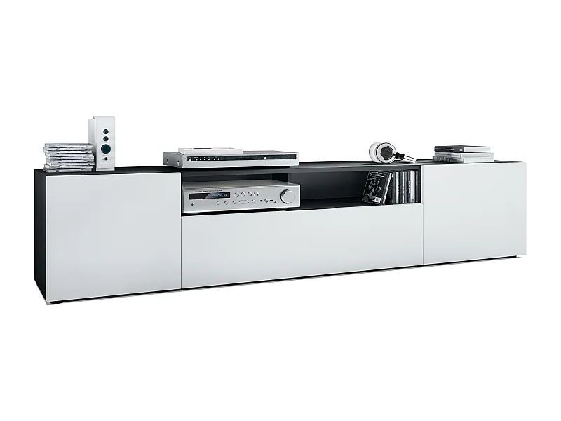 LOWBOARD Mogan Fronten in Weiß matt