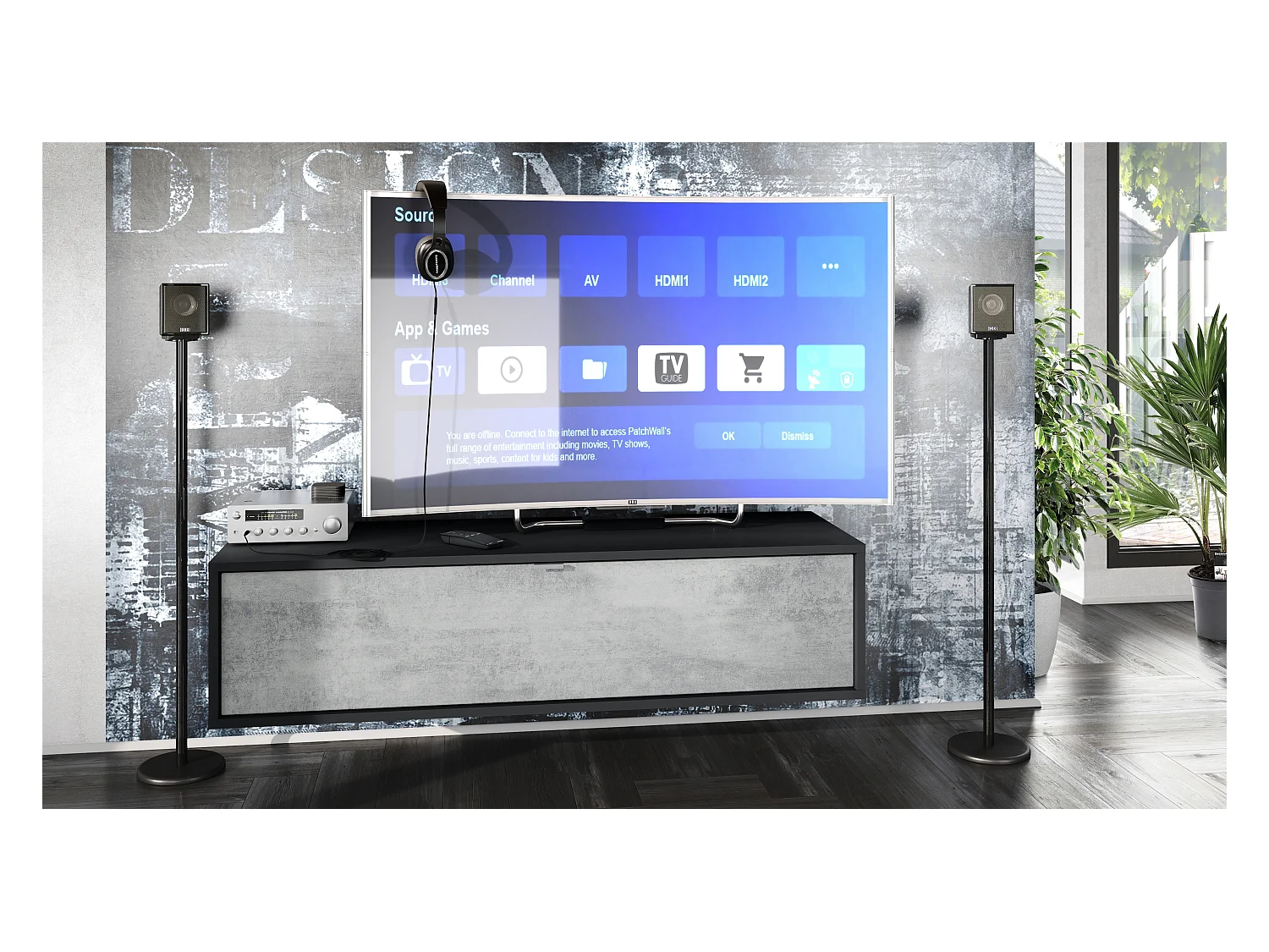 LOWBOARD Lana Fronten in Beton Oxid Optik