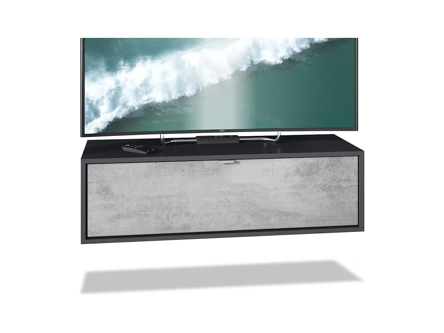 LOWBOARD Lana Fronten in Beton Oxid Optik