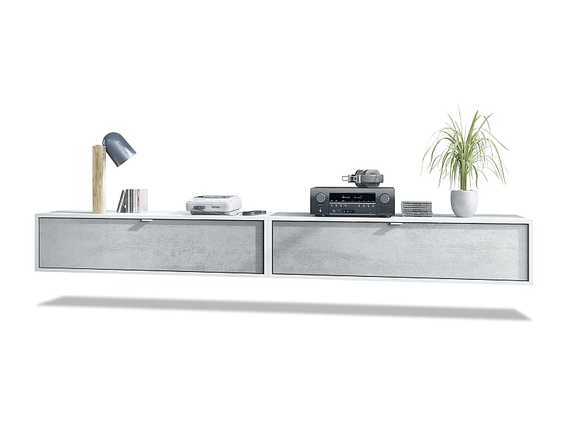 LOWBOARD Lana Fronten in Beton Oxid Optik