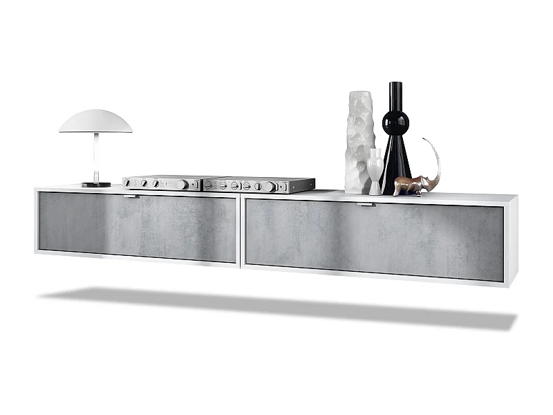 LOWBOARD Lana Fronten in Beton Oxid Optik