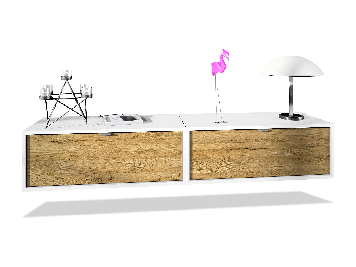 LOWBOARD Lana Fronten in Eiche Natur