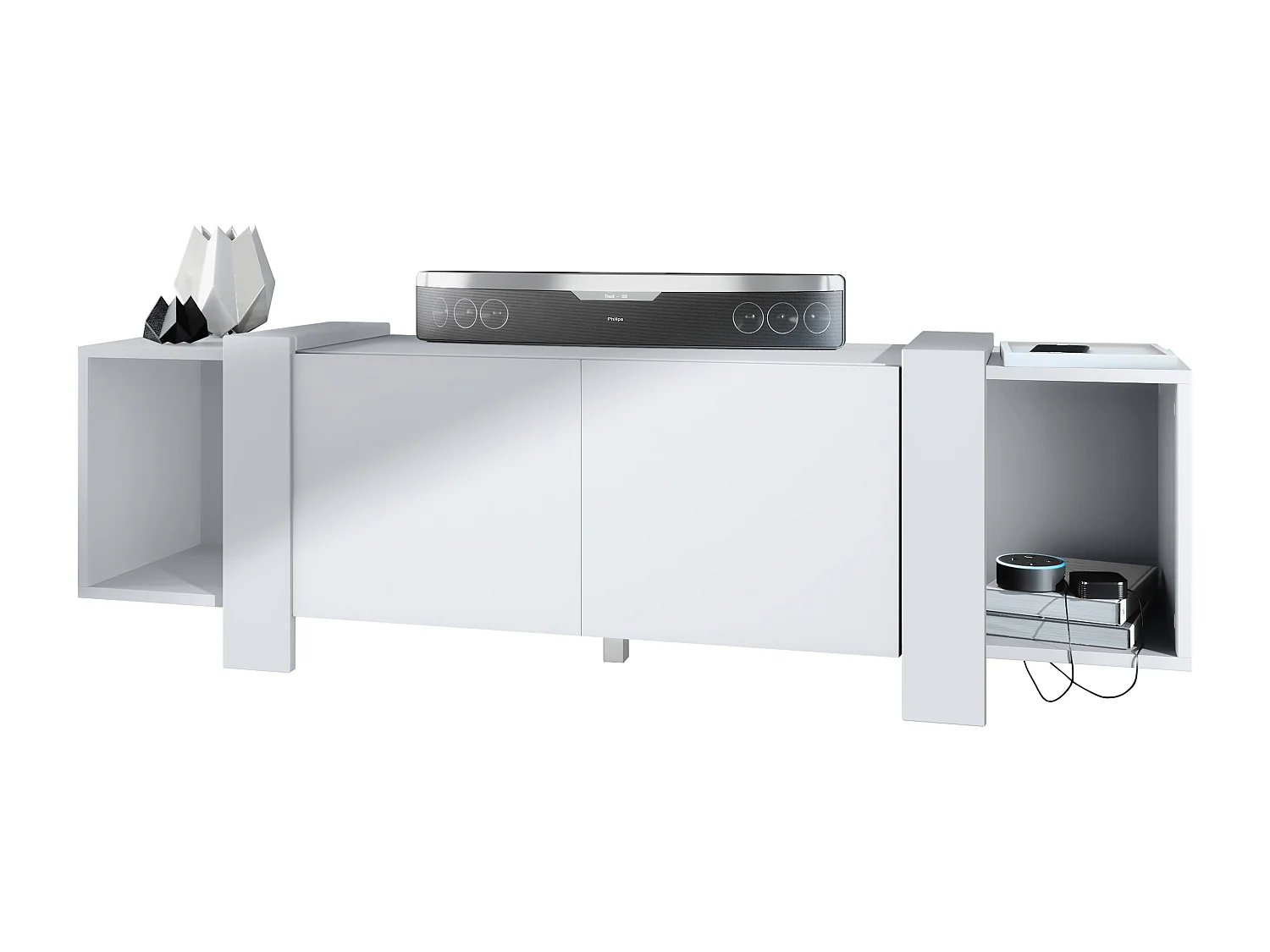 LOWBOARD Ida Blenden in Weiß matt