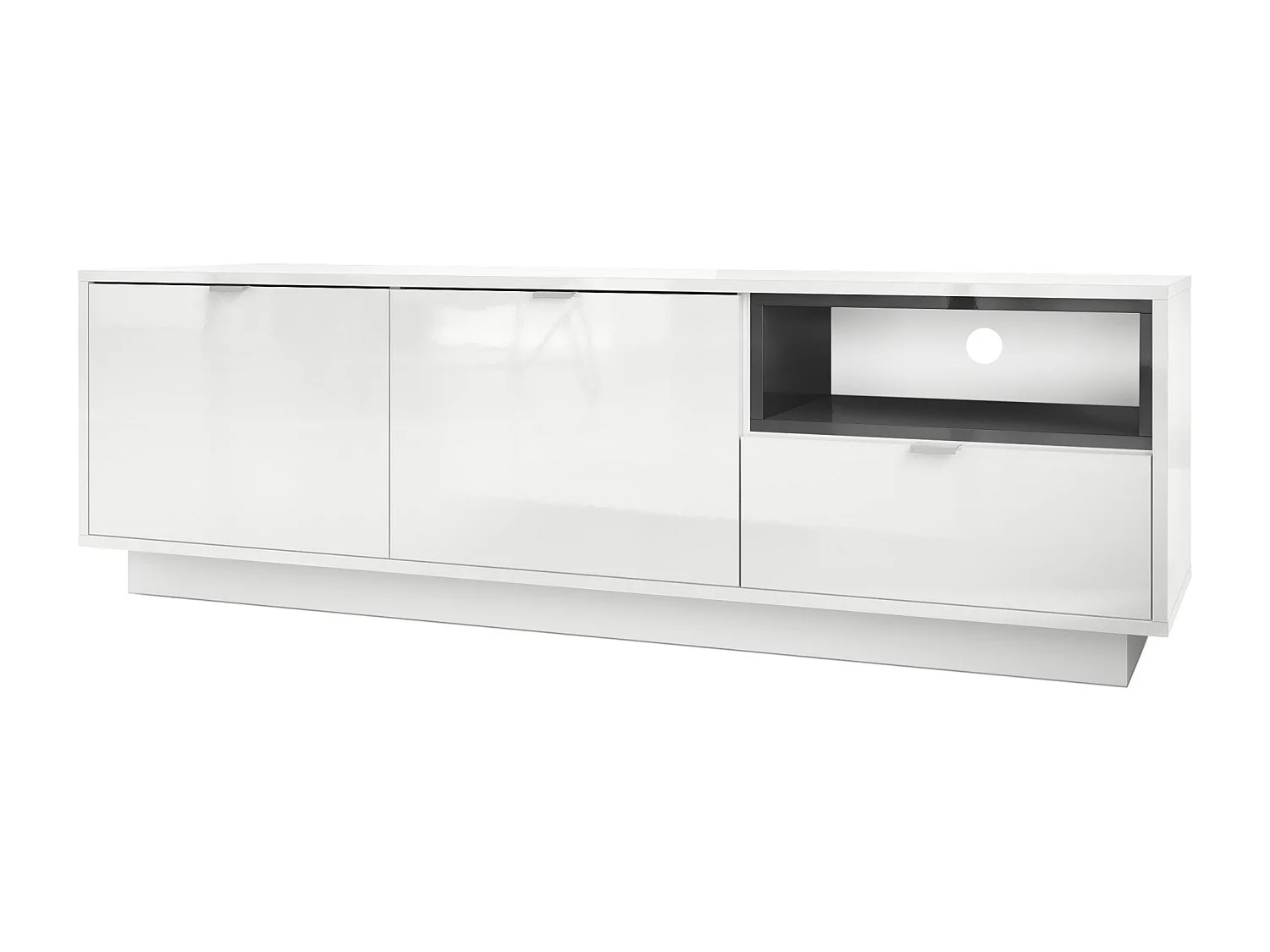 LOWBOARD Metro Einsatz in Schwarz Hochglanz