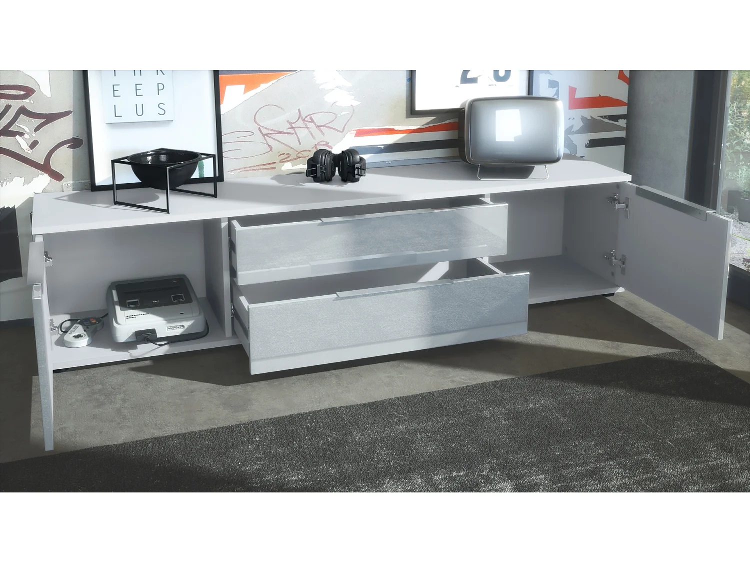 LOWBOARD Linio Bordeaux Hochglanz