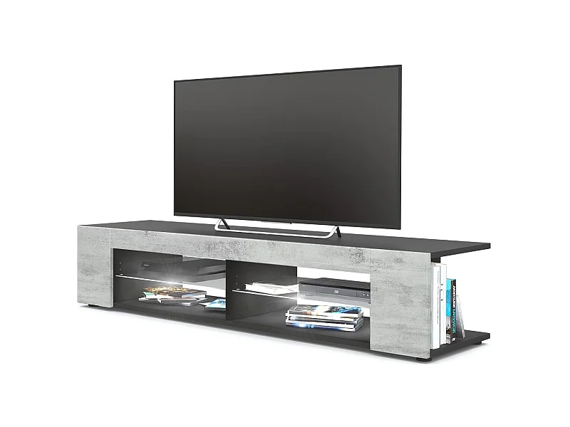 LOWBOARD Movie Front in Beton Oxid Optik