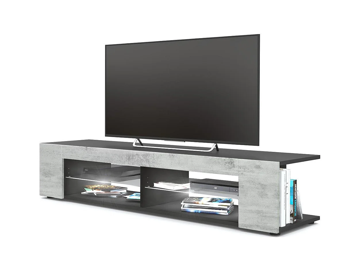 LOWBOARD Movie Front in Beton Oxid Optik