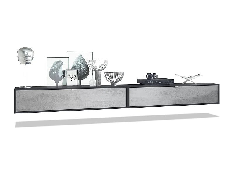 LOWBOARD Lana Fronten in Beton Oxid Optik