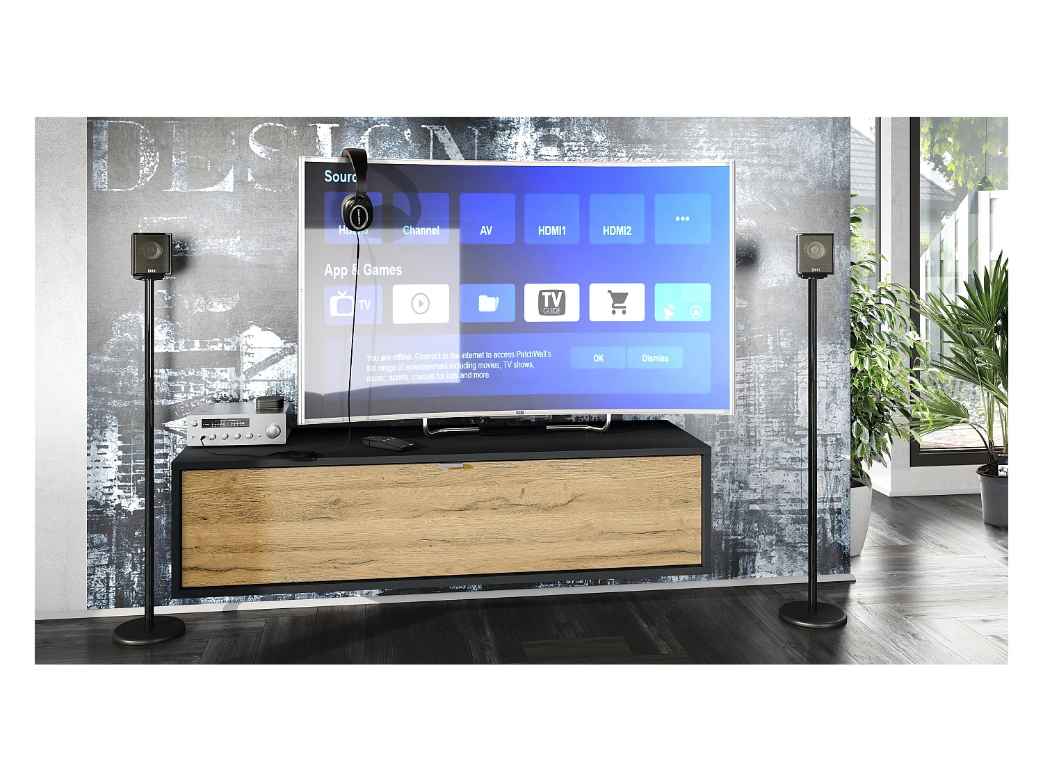 LOWBOARD Lana Fronten in Eiche Natur