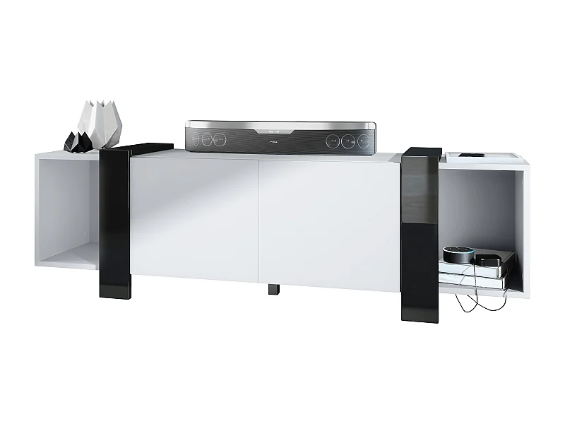 LOWBOARD Ida Blenden in Schwarz Hochglanz