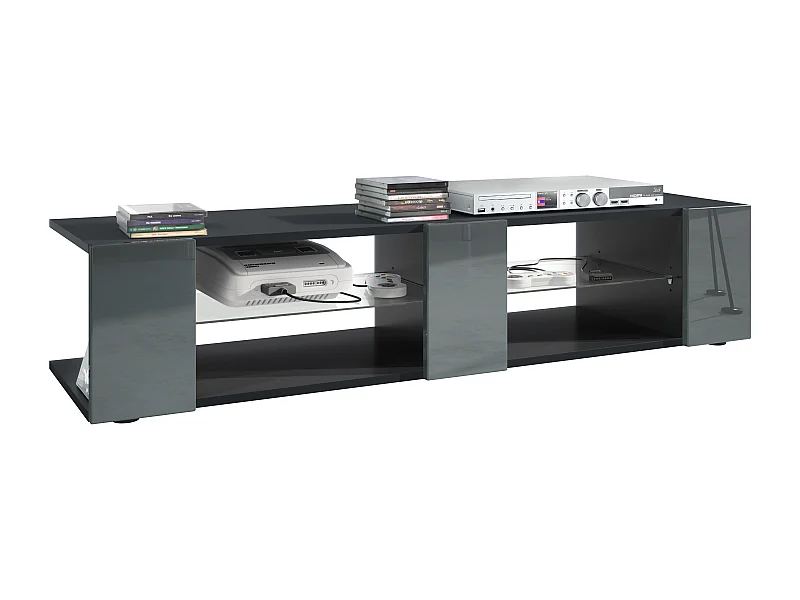 LOWBOARD Movie Fronten in Grau Hochglanz