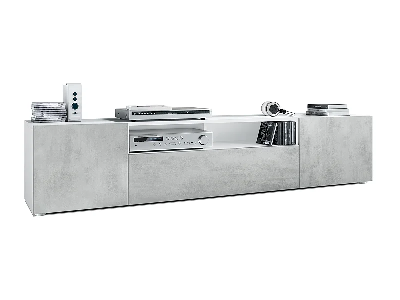 LOWBOARD Mogan Fronten in Beton Oxid Optik