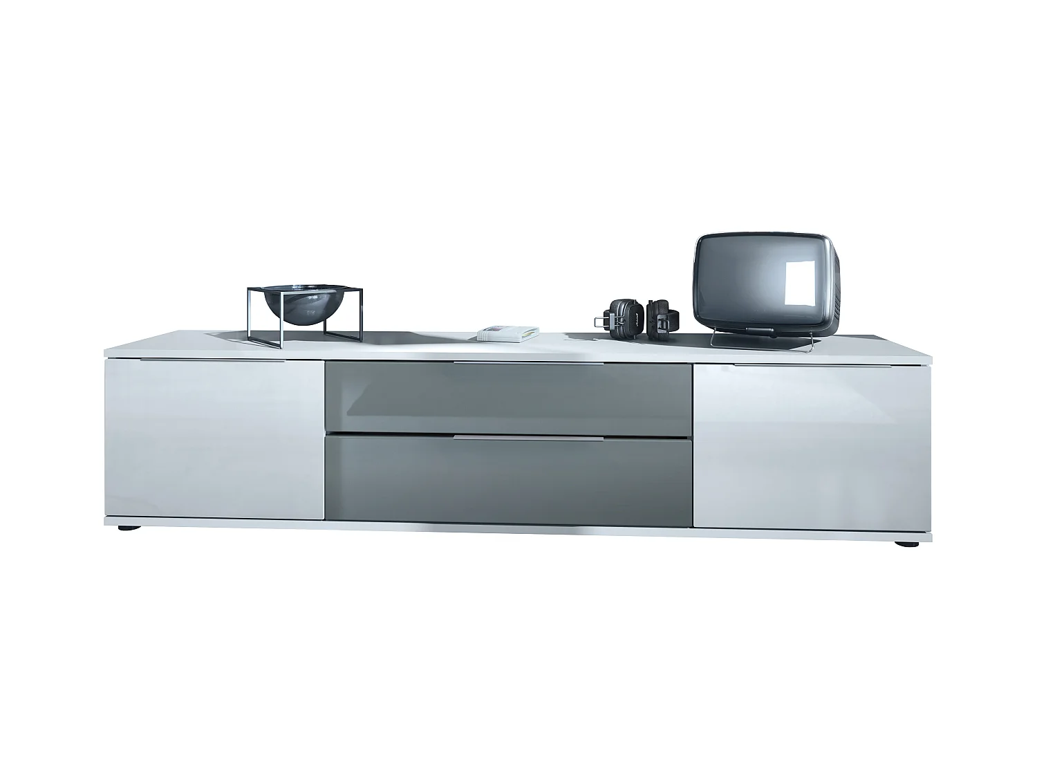 LOWBOARD Linio Grau Hochglanz