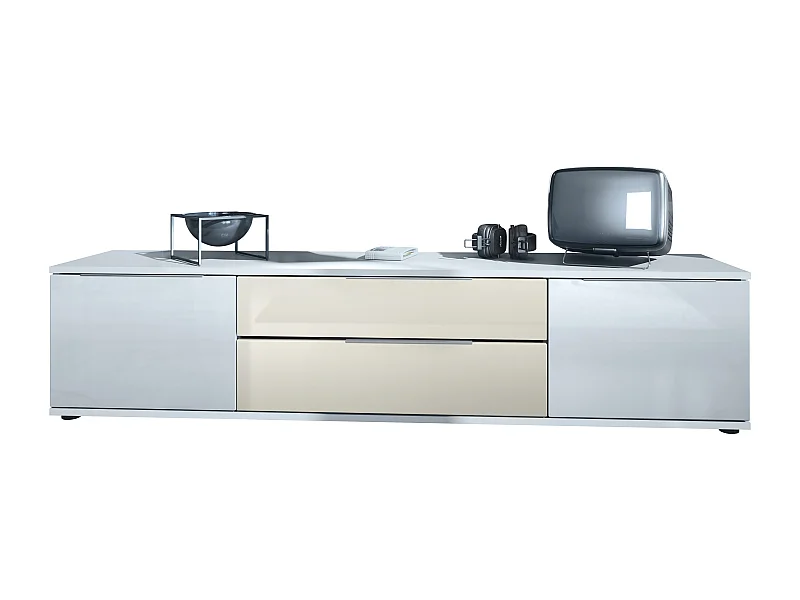 LOWBOARD Linio Creme Hochglanz
