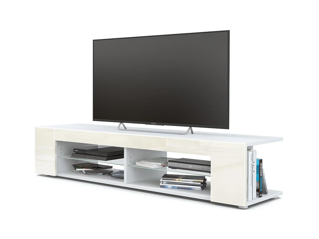 LOWBOARD Movie Front in Creme Hochglanz