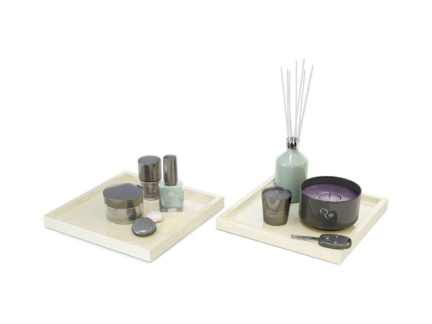 DEKOSCHALE Maya Creme Hochglanz