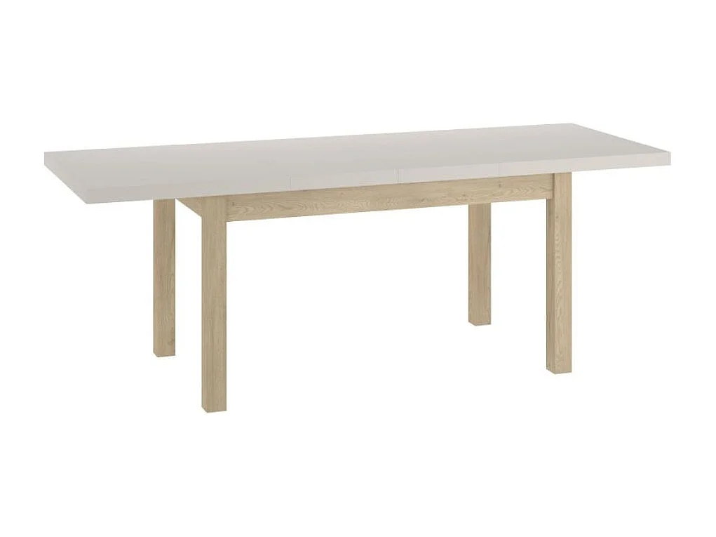 Table extensible cachemire et bois chêne 10 personnes 218 cm MODERNAZ