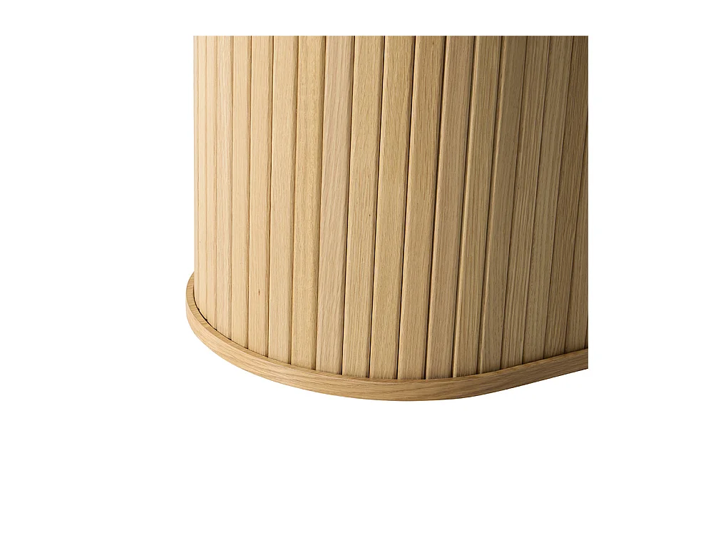 Table à manger ovale 180 cm - Bois naturel - ALBA