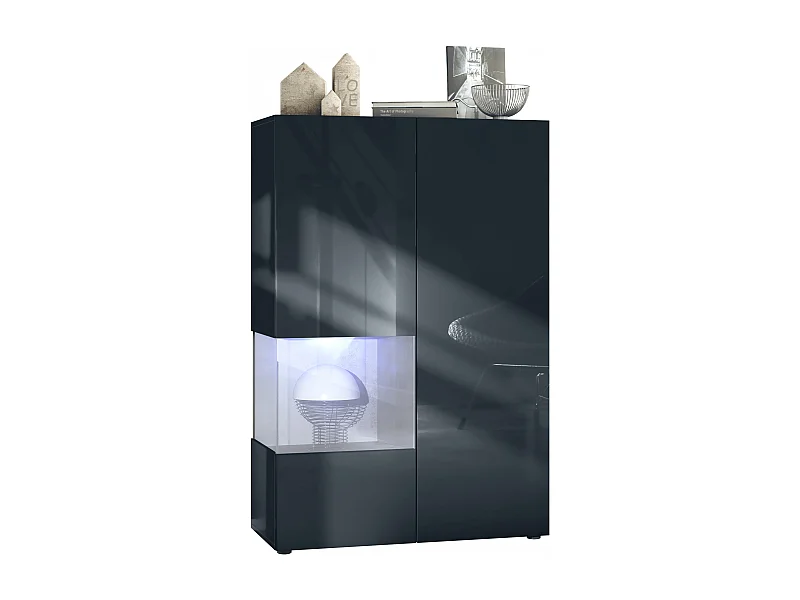 VITRINE Morena Einsatz in Beton Oxid Optik