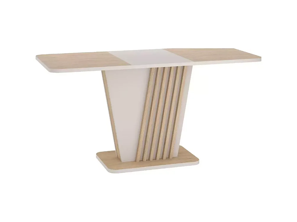Table extensible 125-170 cm design chêne et cachemire 8 pers Helen