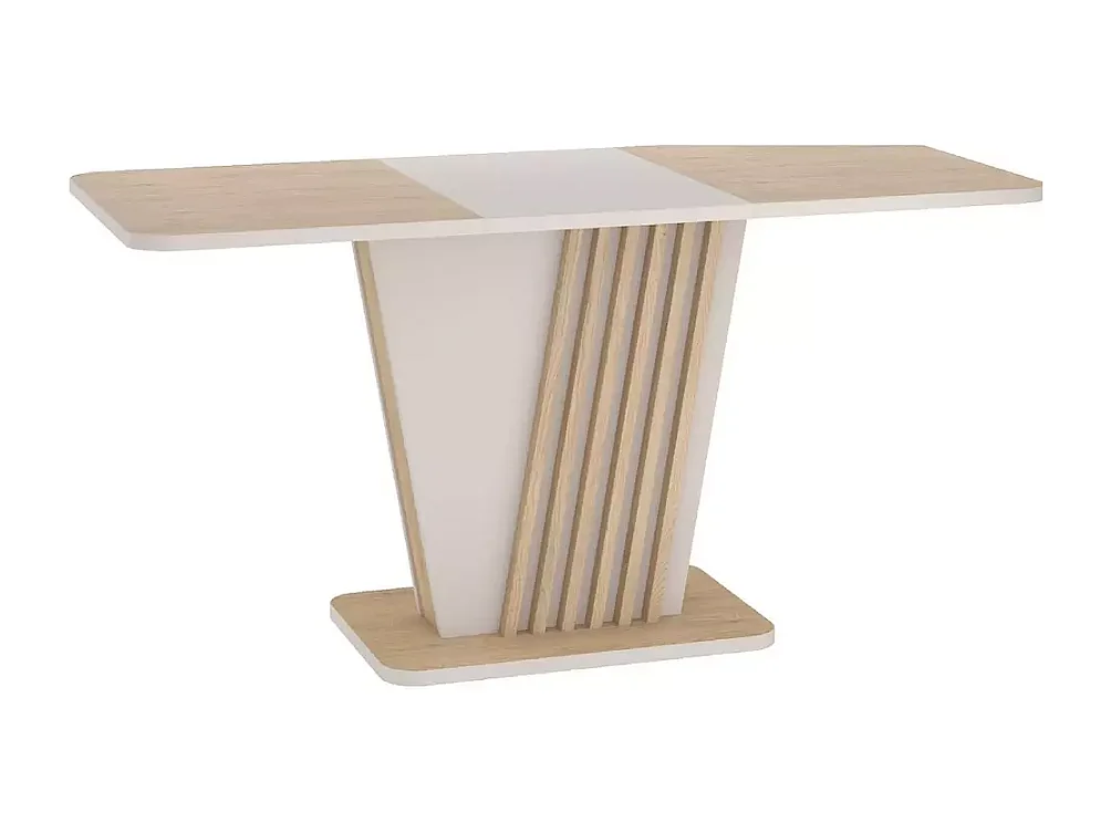 Table extensible 125-170 cm design chêne et cachemire 8 pers Helen