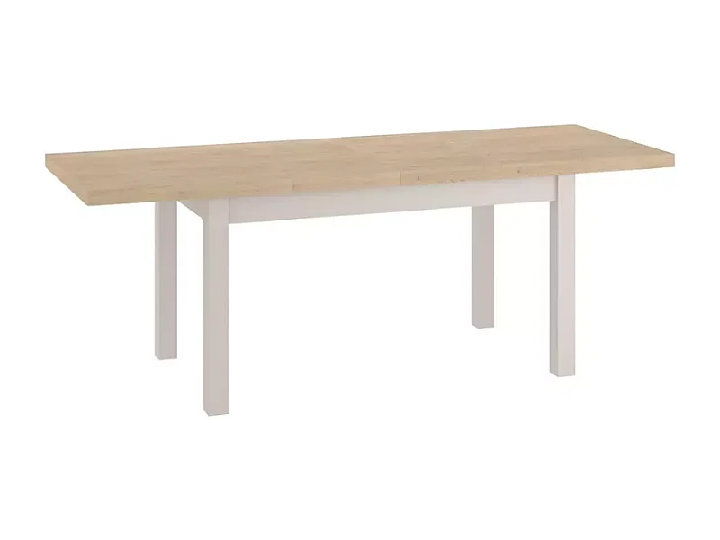 Table extensible 10 pers chêne et cachemire 218 cm MODERNAZ