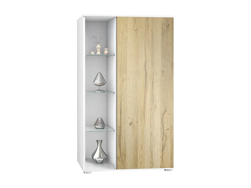 VITRINE Davos Eiche Natur