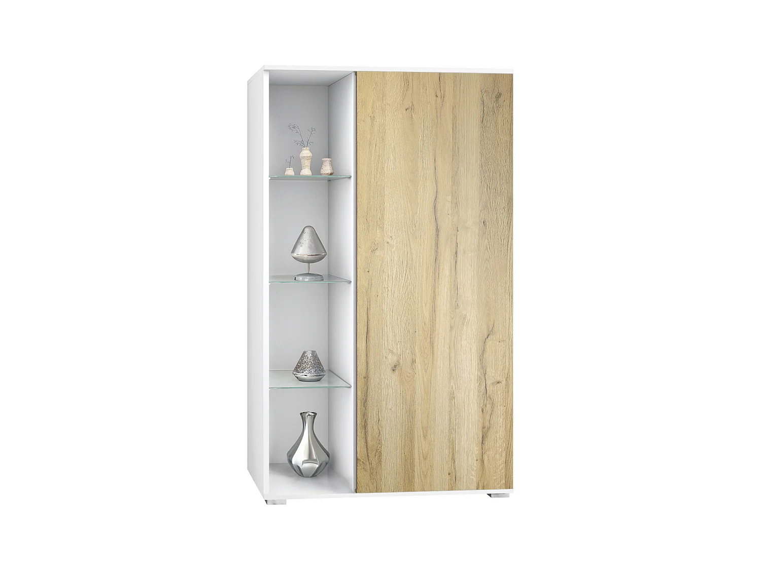 VITRINE Davos Eiche Natur